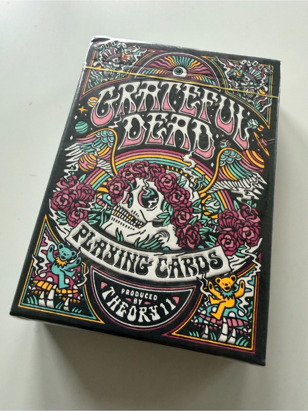 Grateful Dead Playing Cards - Black with Multicolor Artwork